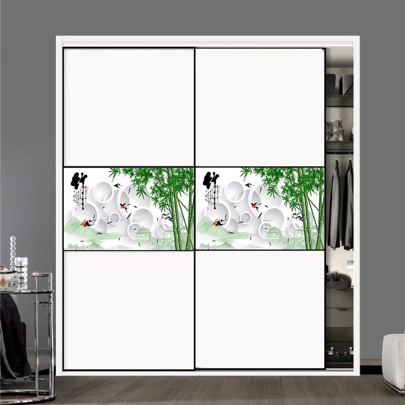 新款衣柜门推拉门移门定制现代简约推拉门衣柜门实木壁橱滑门