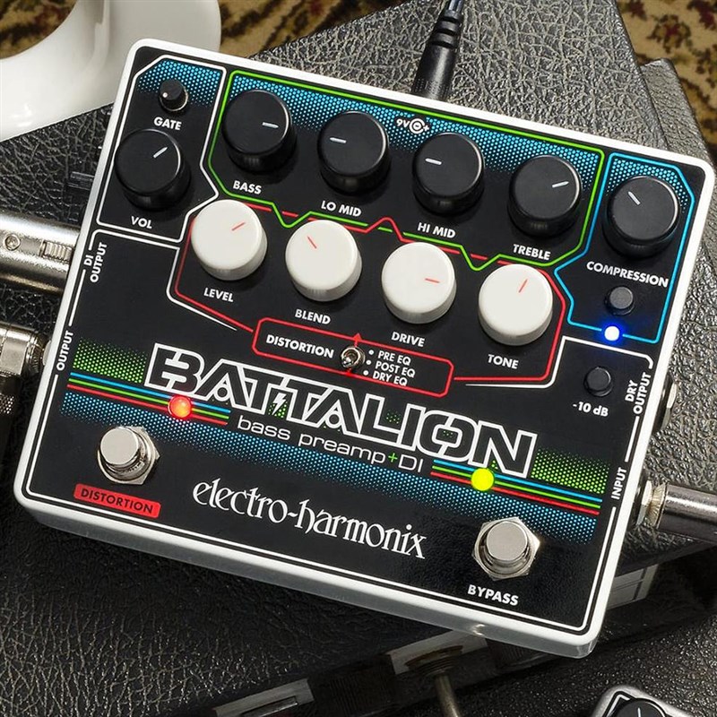 EHX Electro-Hrmonix Bttlion Bss 前级 DI 失真 单块效果器