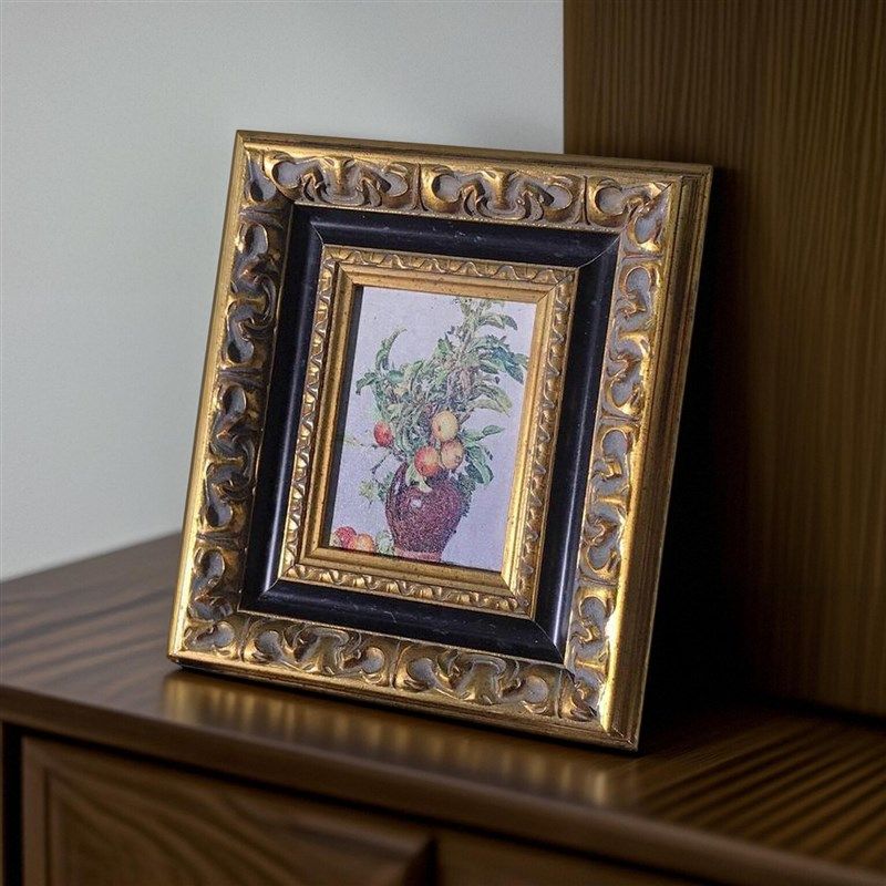 唐顿庄园绿金天隆古典实木画框油画相框外框装裱镜框摆台复古定制