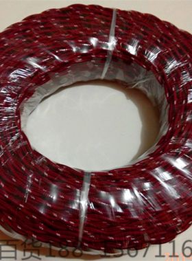 灯头花线 布花线 花布线 双绞线 剧组用老式布花电线RXS2*1.5平方