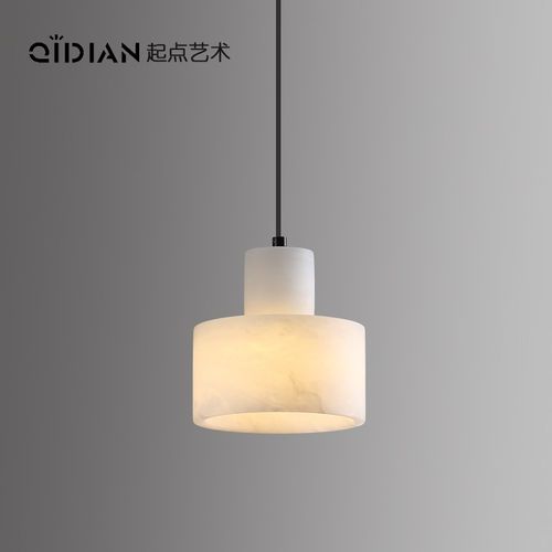 原版无拼接西班牙云石吊灯中古风简约现代餐厅吧台卧室床头装饰灯