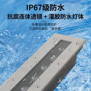 led地埋灯长条户外防水嵌入式地灯公园广场过道走廊埋地洗墙灯
