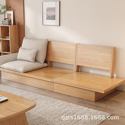 白蜡台木大板板升降桌面板工NPP台转作角面桌原木沙发地台实木板