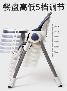 宝宝吃饭携餐椅婴儿防PCQ摔座家用儿多童餐桌椅功能可折叠便式椅