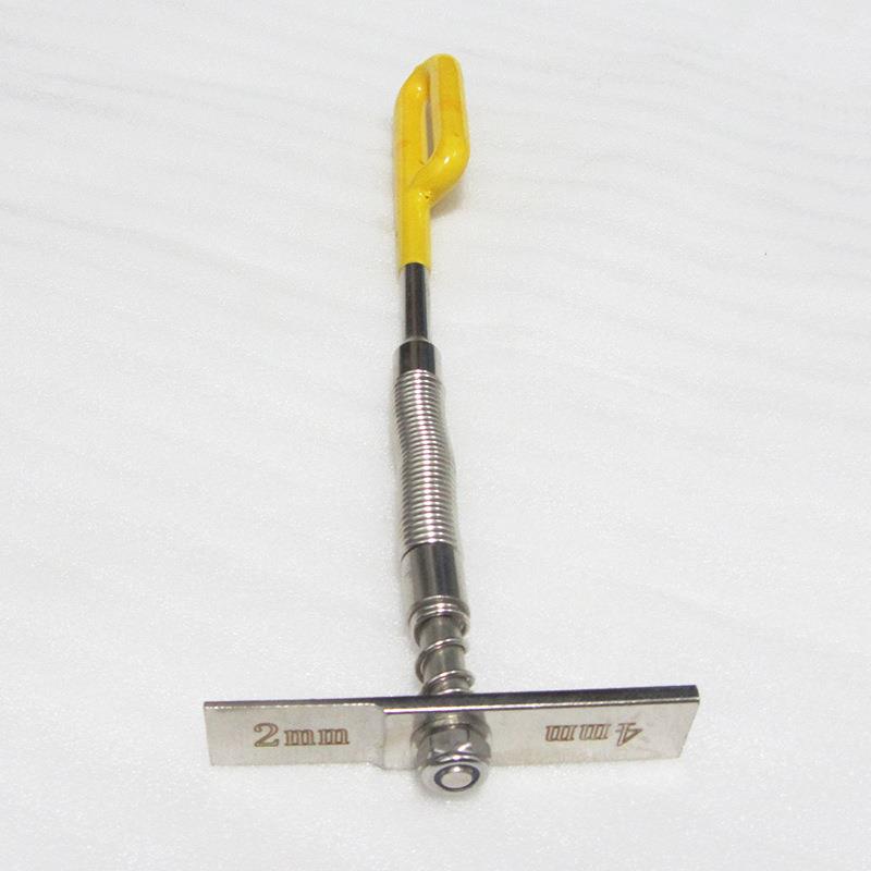 铁路道岔密m贴复合检测锤375712mm4mm6m10mm轨缝检调查片密贴整锤