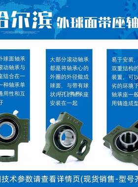 外球面带轴承固定座UC1T314242T3T314T315座T316T3137318