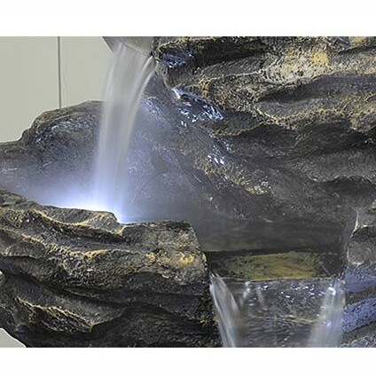 厂家直销东南亚落地庭院田园鱼池水景石头假山流水喷泉摆件