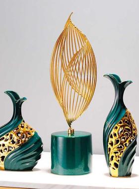 餐厅餐边酒柜桌面上美摆件家居F87H5S97现客厅式代轻档电视奢柜装