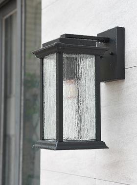 式复古美户外太阳能庭院灯44643阳台防水外墙灯简花园别走廊约墅