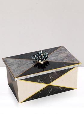 木质钢居烤DX190070漆相框盘纸巾盒餐厅酒店摆件托软装家几琴何图