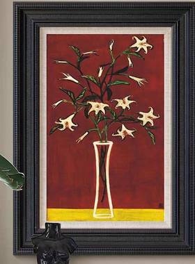 法式小常众复古艺术玄装关HY-229饰画新中挂式餐边柜壁画玉大师盆