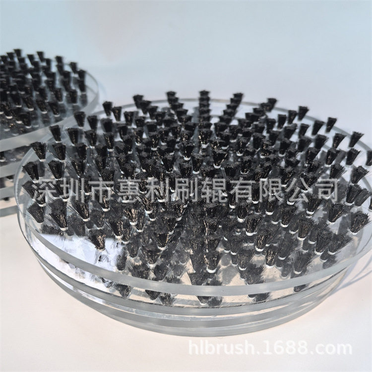 亚克力毛刷盘半导体晶圆减薄机抛光机陶瓷盘清洗毛刷铝合金毛刷