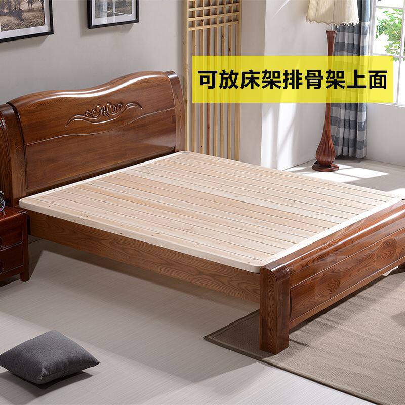 杉木实木硬板床垫软床变硬神器硬床板排骨架双人防潮实木床板儿童