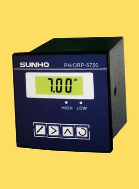 SUNHO双复合PH传感器工业锅炉纯水ph/orp-5750水质酸度计控制器