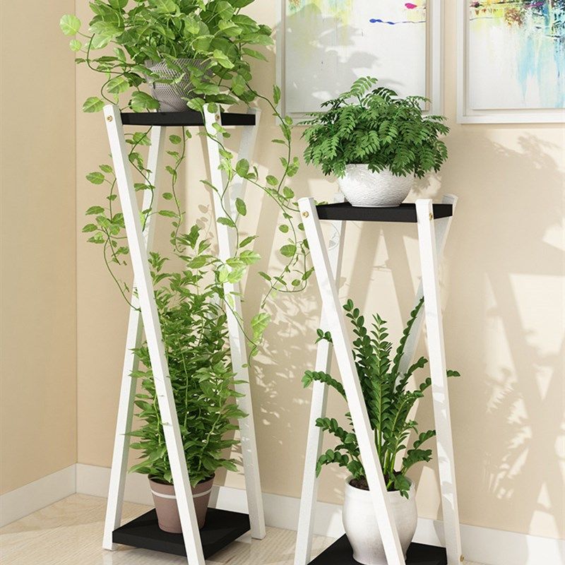 铁艺花架多层单个绿萝创意花几现代简约花架子阳台客厅室内盆栽架