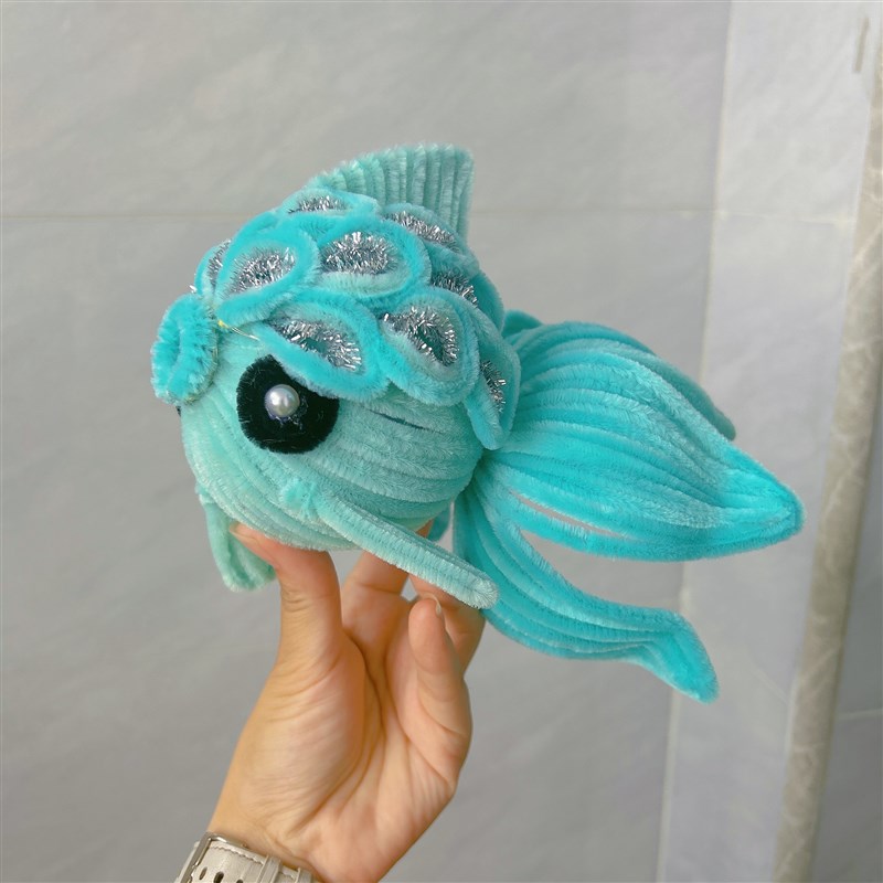 扭扭棒手工成品金鱼灯笼diy非遗鱼灯儿童暑期古风锦鲤花灯