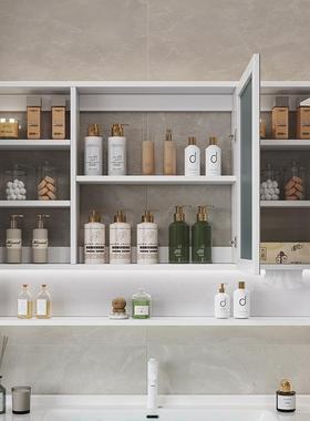 cs实木洗263智能浴镜室镜柜单独卫生间浴室挂式手间镜子置墙物架