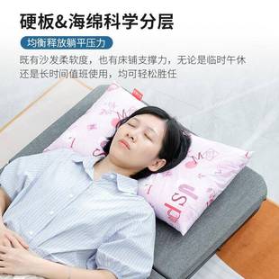 折叠午休单人床XAYP 886办床公室休床午睡床床午木板海绵便携家用