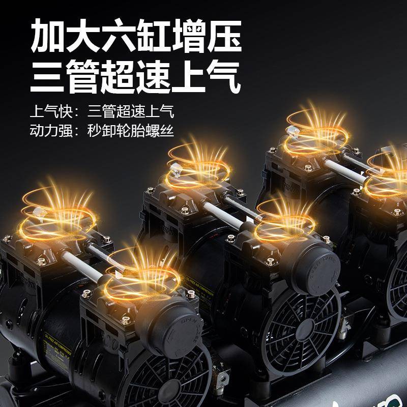 型空压机工无油静音空机工业级高压打气大空压气压缩泵机充气喷漆