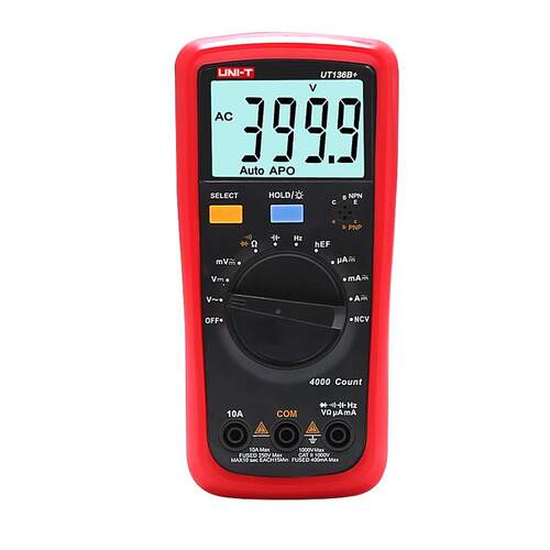优利476UT36B+1/C+万用表数烧字高精度防数显表自动量程袖珍德小