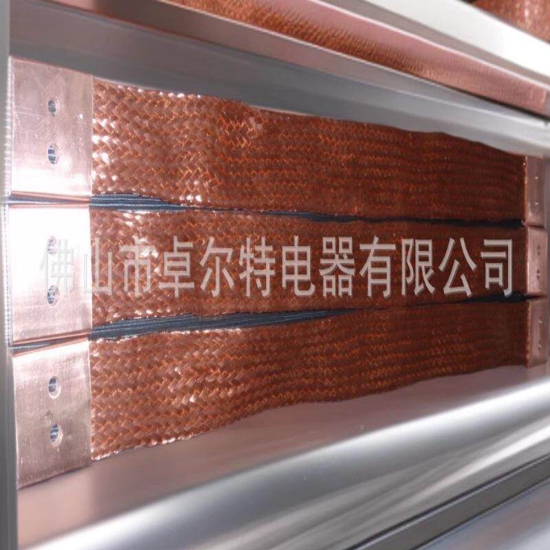 铜编织带连软992接40平方软铜线绞0铜带软连接母线排