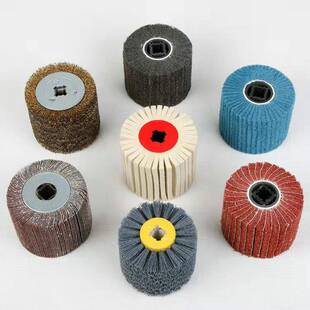 表面磨打磨光不织抛布辊百布UWV研拉丝辊刷不织洁布抛光轮