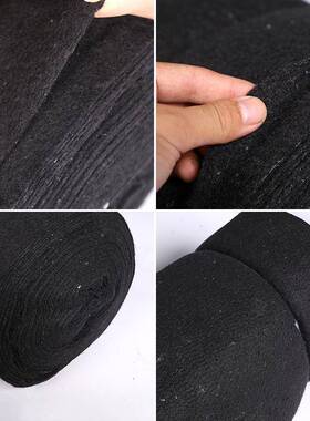 工GTO厂黑色机土工色布涤纶无纺布黑黑聚丙烯色毛织毡公路养护