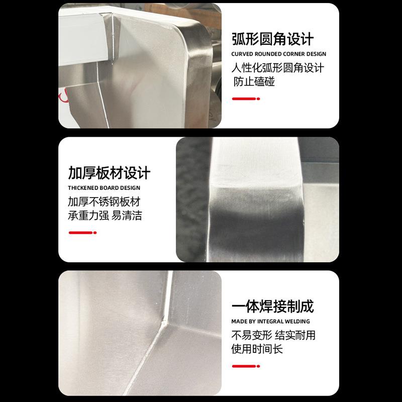 不锈钢小池钢跨境货源脚不锈钢小踏立便式落地不锈小便尿池学校不