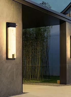 壁灯外户防别石墅外灯壁灯HK-BD901云铜口仿不锈长条外墙中式防门