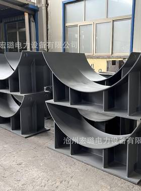 宏璐生产SQQT可滑移支架座DN120空管0道用05506标准管托支架