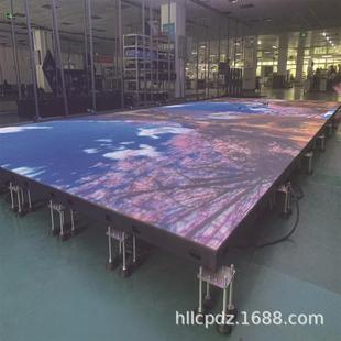 酒店地LE显示砖屏P4.81地砖互动ED显GRO示屏高刷新D高亮度L高承载