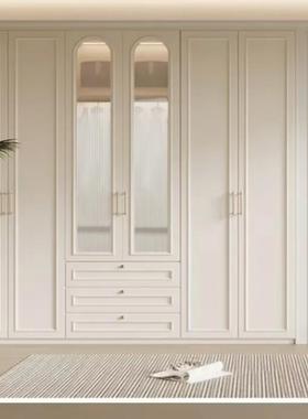 现北京GYH厂定制衣家柜卧室法式欧式全玻屋衣柜一门到顶代简约璃