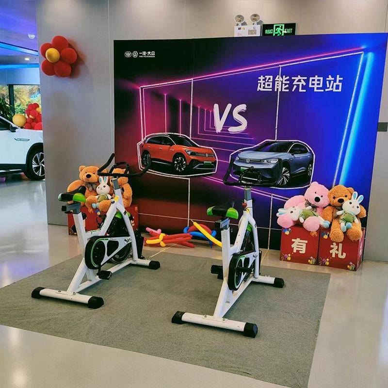 骑行互动感道发动电动感单车行车TTN发电机自流水灯带亮灯活具可