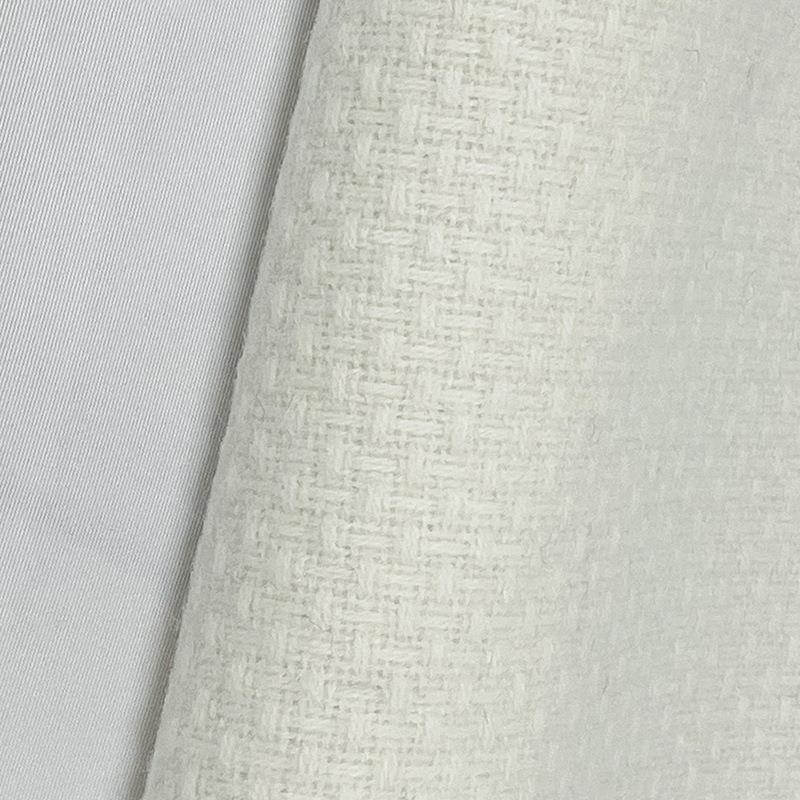 MUQ粗纺毛呢织面羊毛双面呢料羊呢毛花肌理感秋冬大衣面编料抱枕