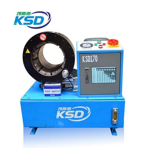 X6接8DX6AFK款高压胶管锁管机1/4-2寸9油管头扣D压机压管机剥胶机