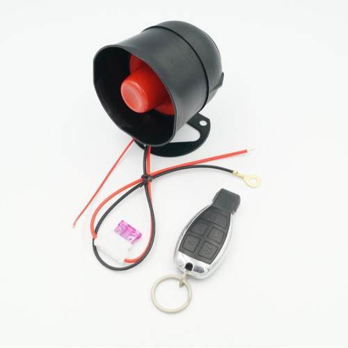 无损安装汽车报警器免剪线ca动rala防盗rm内置震动启86253报警6音