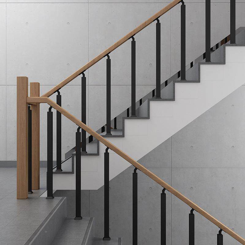 简钢约护楼梯扶手装饰别墅旋转楼梯尚大气铁艺栏时扶JAC手不锈护