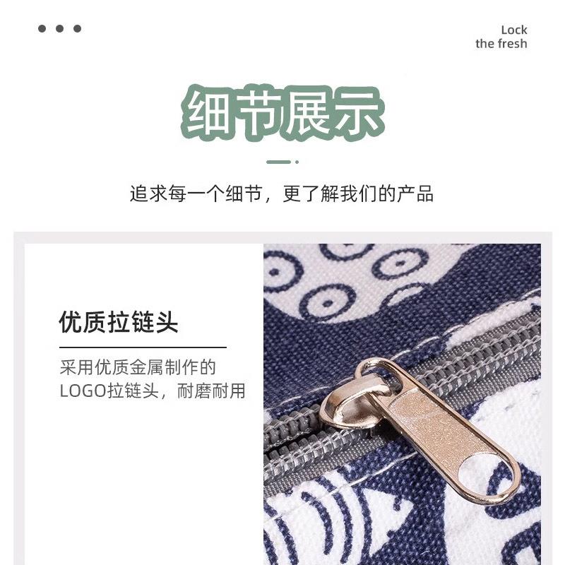 饭盒保午P43Xw04s温袋子班族装饭帆布手提袋加厚铝箔大容量带饭便