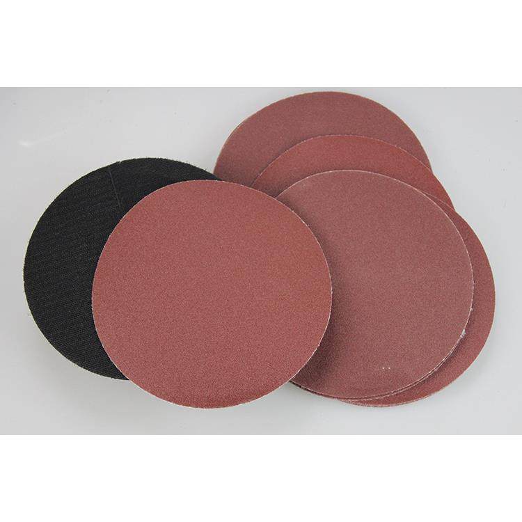 7寸砂纸片18mm圆0盘砂植拉绒片背绒片抛机70314配件自粘式光砂盘