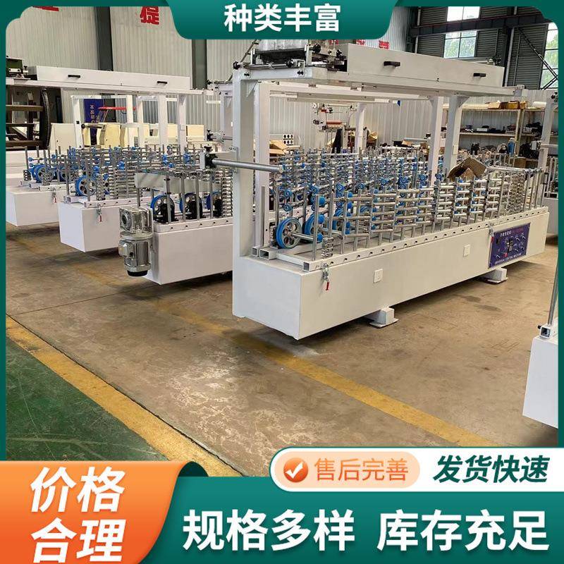 式CV线条包覆机欧铝材移门冷胶包PBFJ-5931覆机自动电烤灯烘干