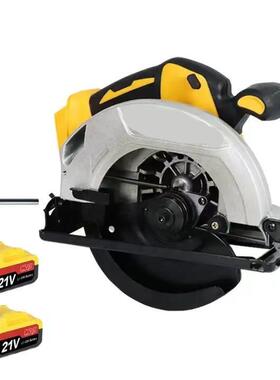 ZAJ7英寸锂电锯圆电锯刷切2无1V割机电锯木工具木板大理石切割机