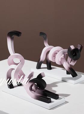 可爱卡通简客PBW厅电视柜摆件样房儿童房玄关柜别墅板展厅软约装