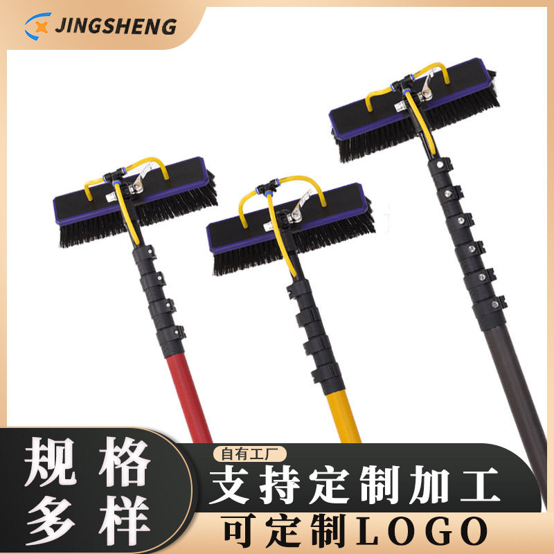 高强度通水旋转伸缩擦玻璃杆