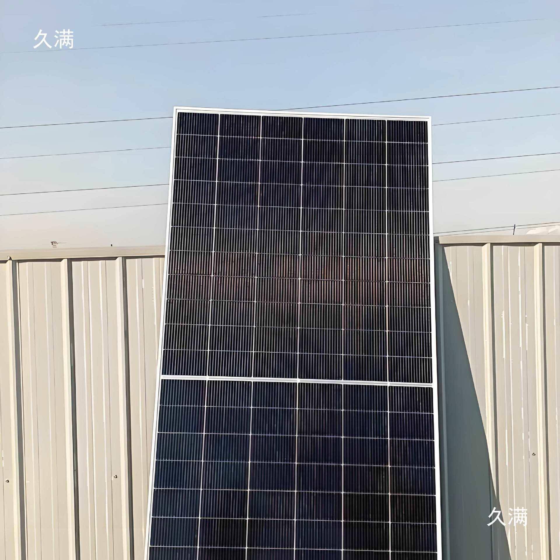 5OAI50W-705W双玻晶双面太光阳能伏板光A级单硅伏组件发电板