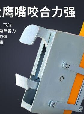 手桶推油塑桶咬嘴油桶搬运车动手鹰嘴推车QYD铁料桶全能型手推车