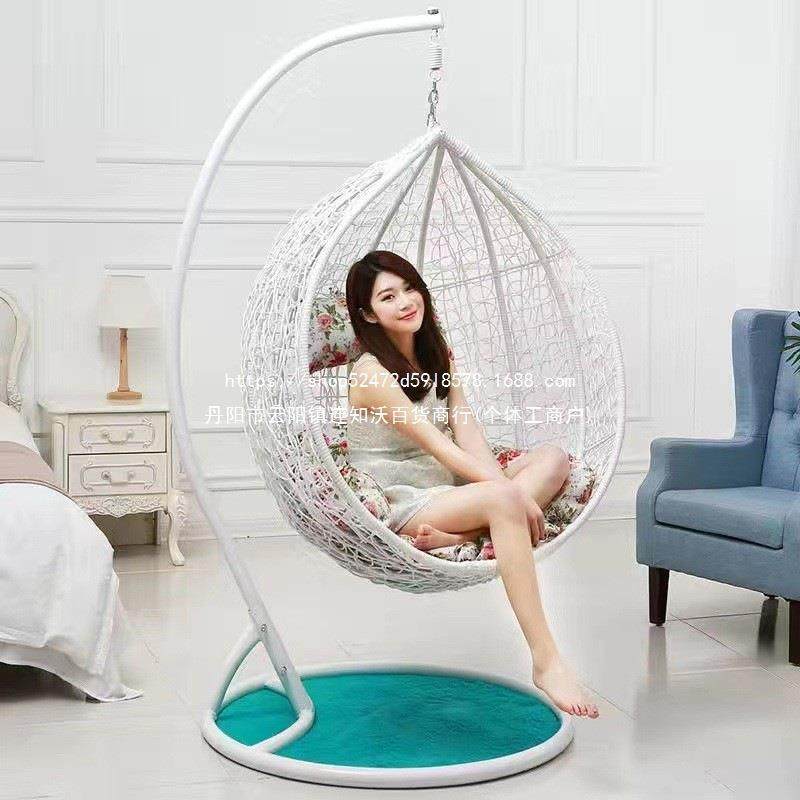 网红吊篮人藤椅椅摇篮吊床懒阳台秋千摇摇椅吊室77816内椅鸟巢户