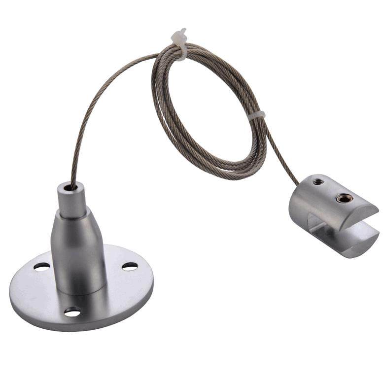 铜质悬钢丝绳B-CF1-CP标吊码电镀空效果商场广牌告导视指示牌固定