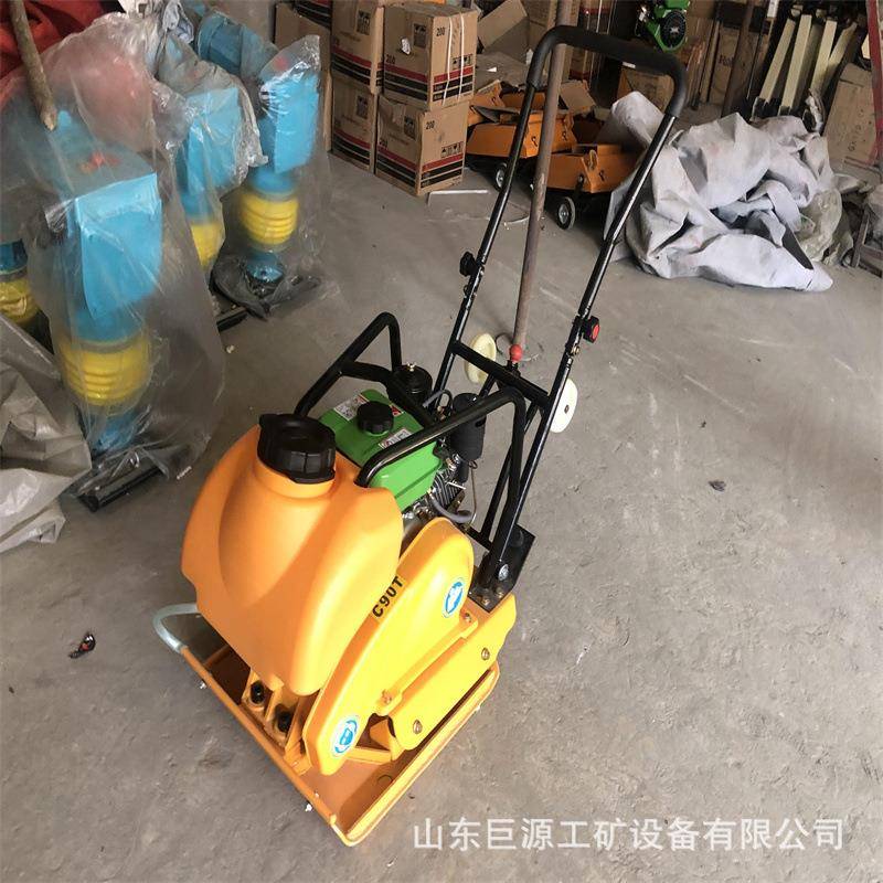 CT90型柴油平板地基压实用路夯自面夯实347机手扶动平板夯