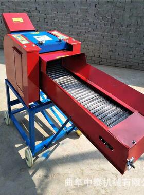 玉碎米秆铡草揉丝一体机AJO草花生秧自动进料粉秸机牛羊养殖切机