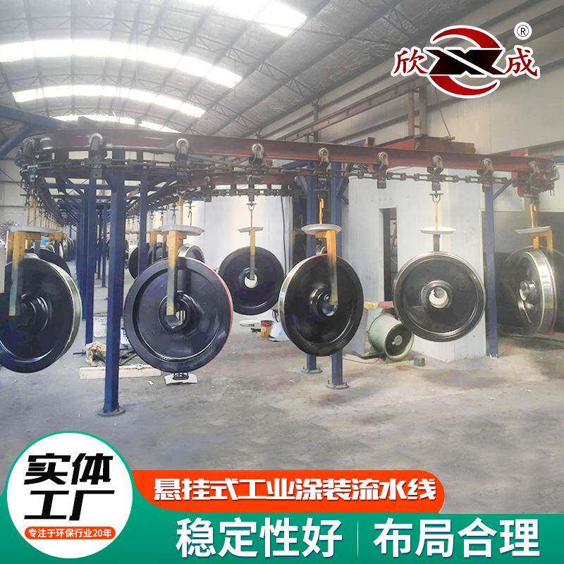 涂流水设备静式电喷塑设备业喷漆喷全自动喷涂悬挂涂MLY装工流水